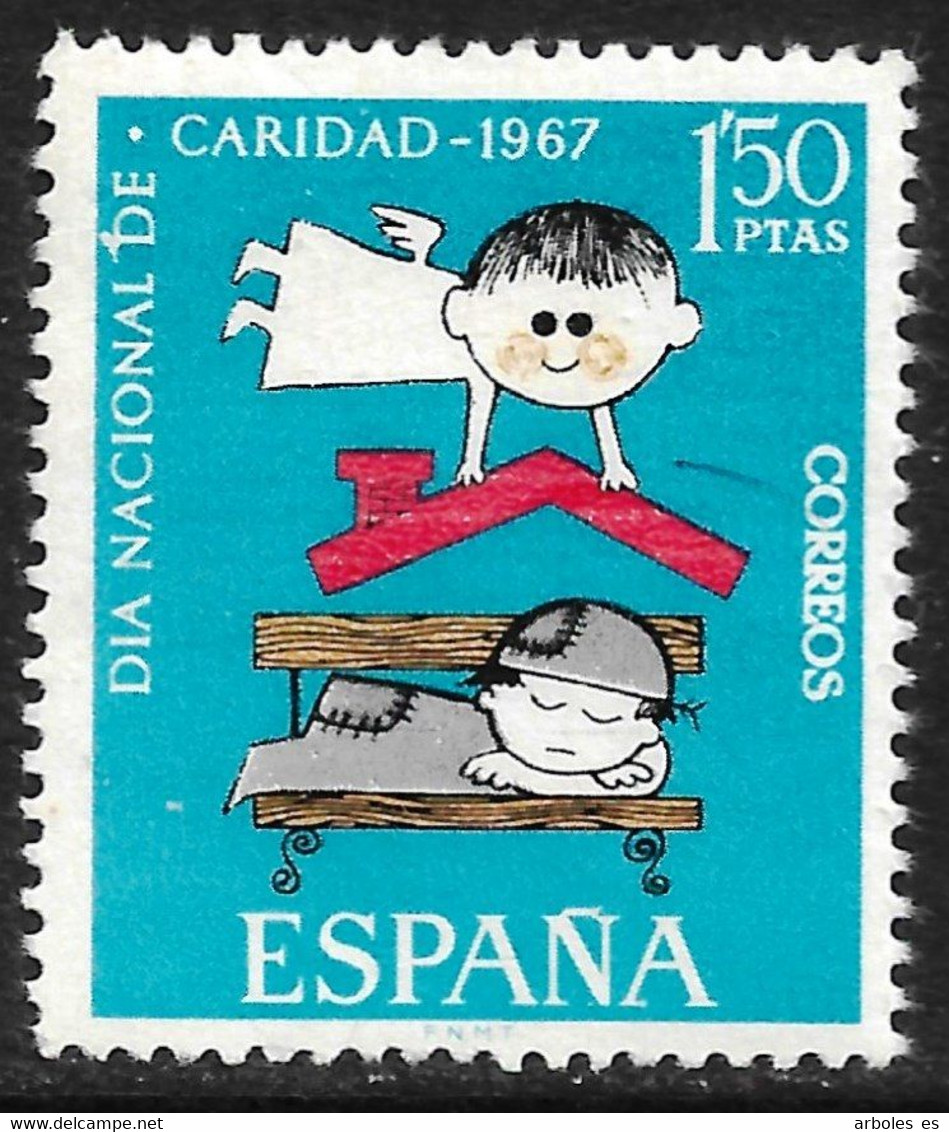 PRO CARITAS - AÑO 1967 - Nº EDIFIL 1801itc - VARIEDAD - Errors & Oddities