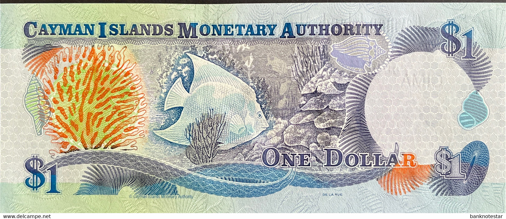 Cayman Islands 1 Dollar, P-21 (1998) - UNC - LOW Serial Number 000851 - Isole Caiman