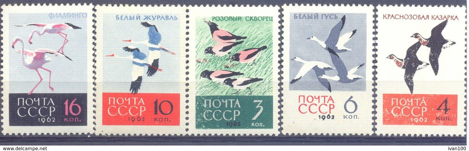 1962.USSR/Russia, Birds, 5v, Mint/** - Ungebraucht