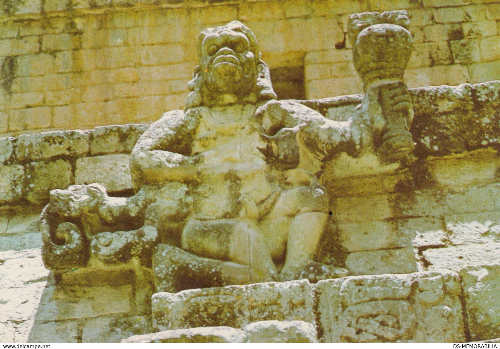 Honduras - Ruinas De Copan , Dios IK , Escultura Del Templo - Honduras