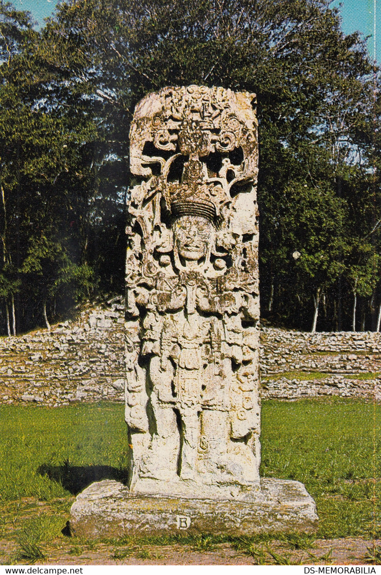 Honduras - Ruinas De Copan , Estela B , Centro Ceremonial - Honduras