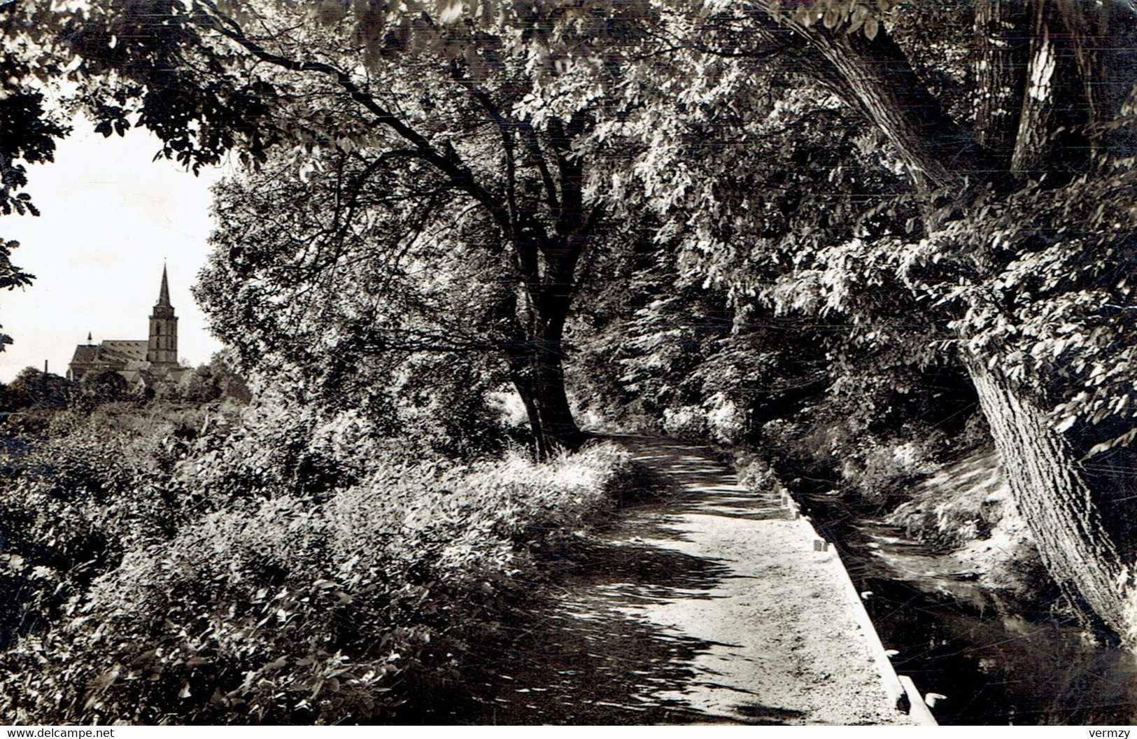 CPSM OBERURSEL : Am Bachweg - Photo Véritable - Oberursel