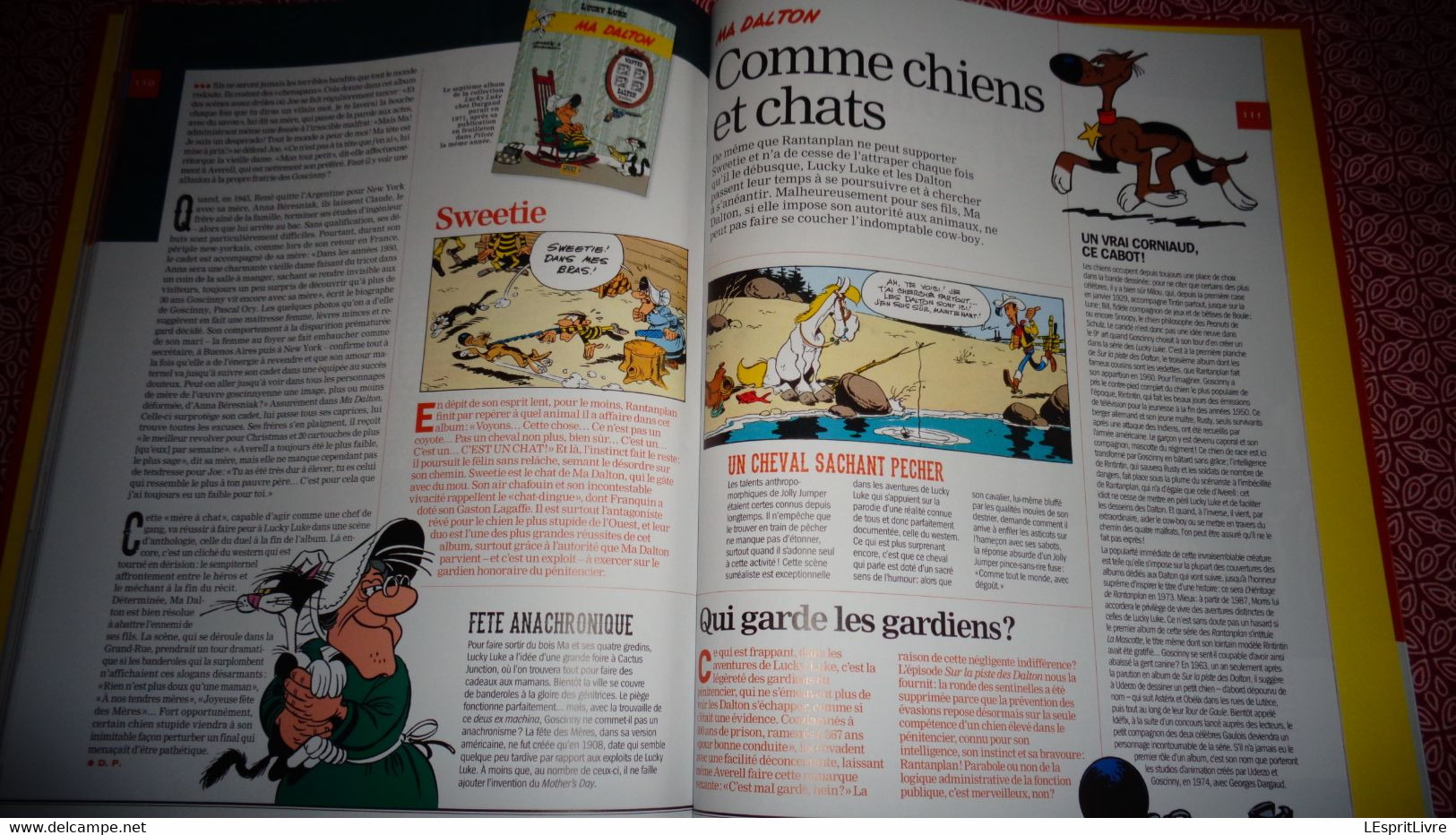 LES PERSONNAGES DE LUCKY LUKE Et la Véritable Conquête de l'Ouest Morris Dalton Rantanplan Calamity Jane Far West