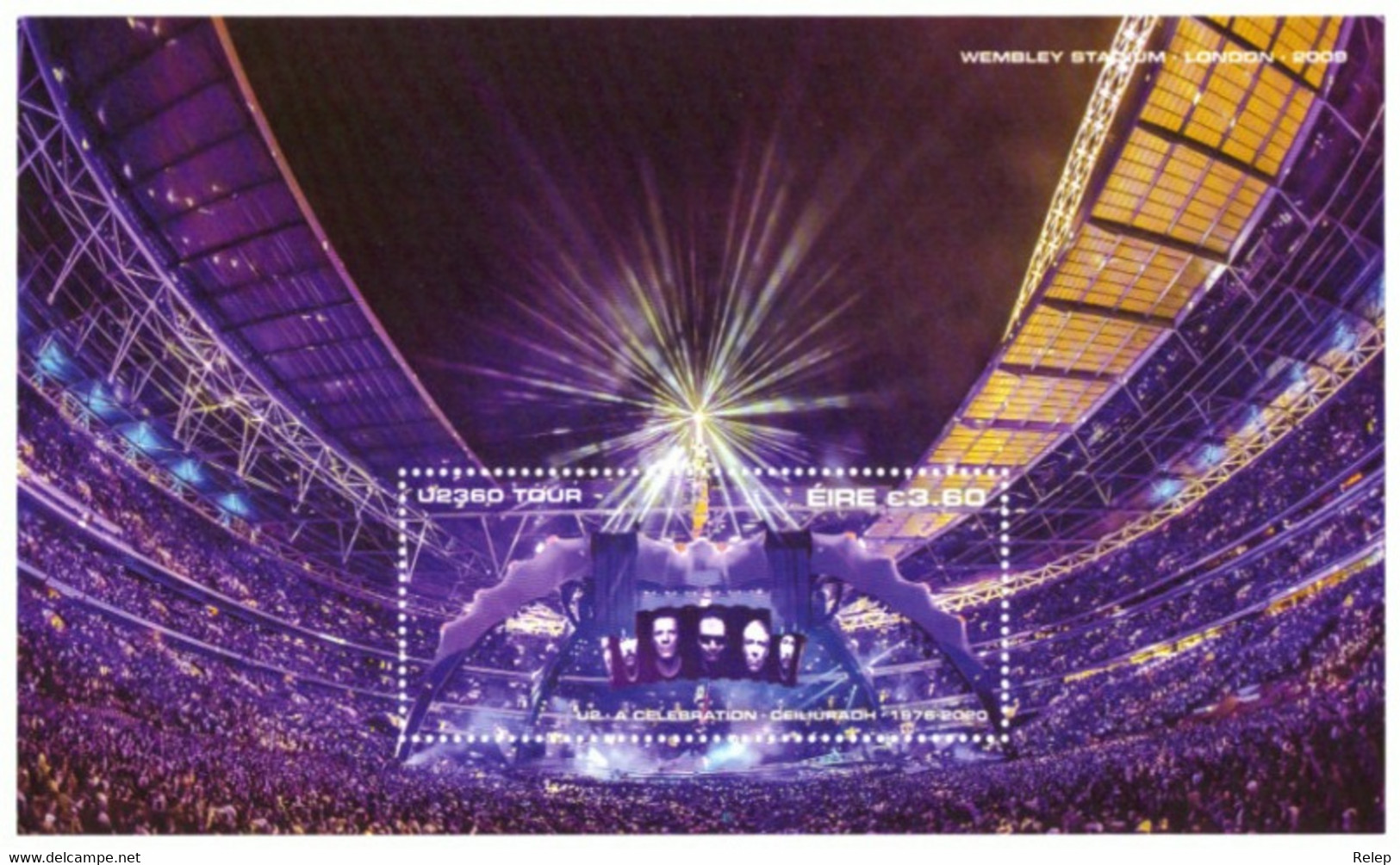2020  U2 - A Celebration  * Souvenir Sheet (gummed) -MNH- - Nuovi