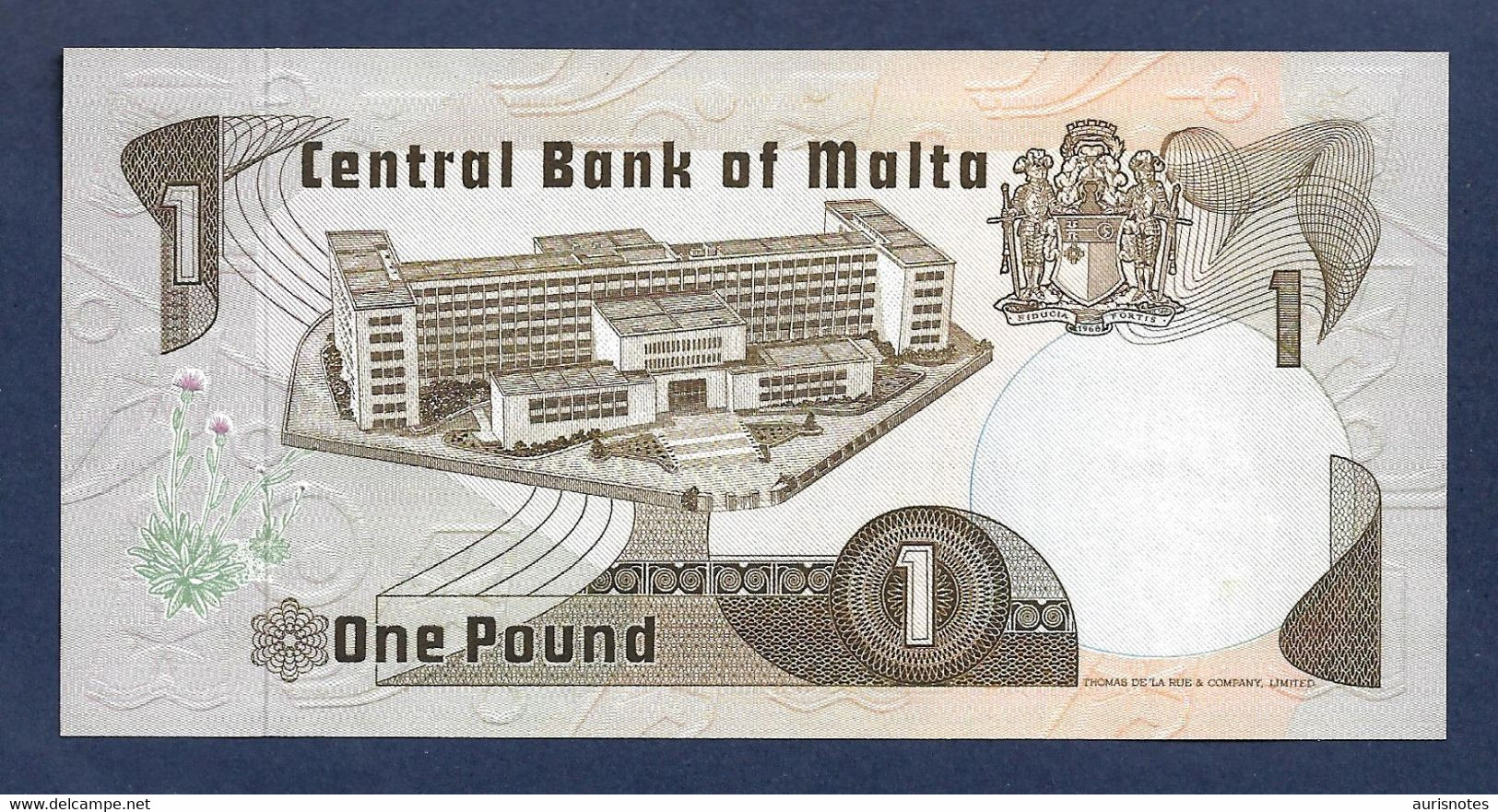 Malta 1 Lira 1967 P34a Prefix A/1 $ Low Number UNC - Malte