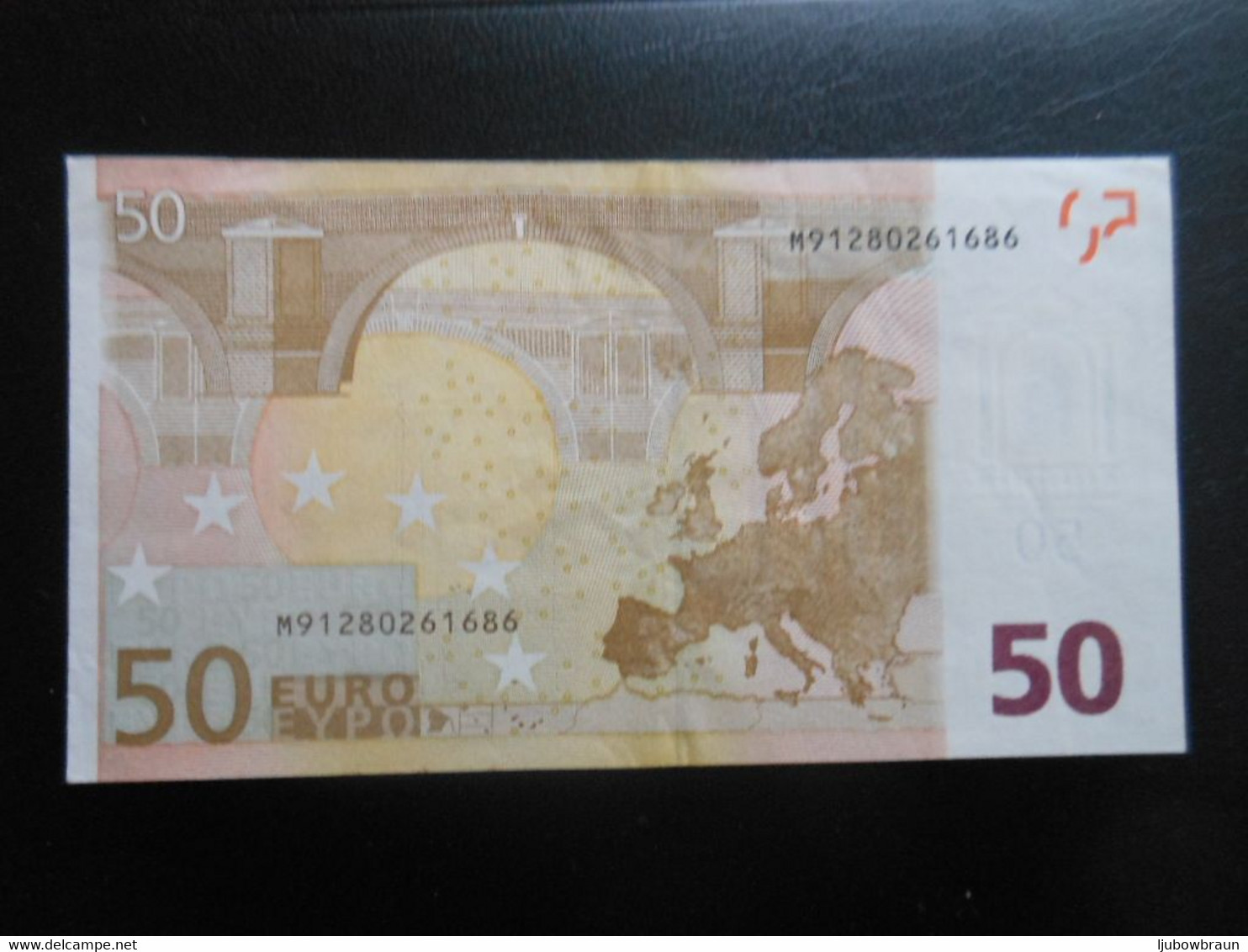Portugal 50 Euro-Schein, Duisenberg, Gebr., - 50 Euro