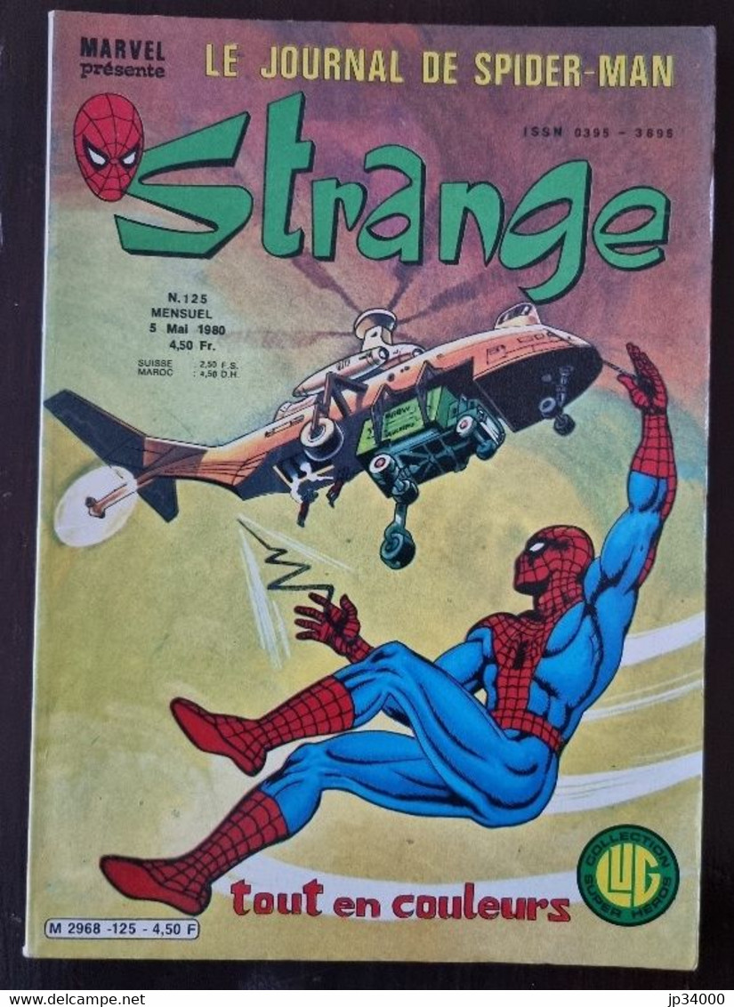 STRANGE N°125 Editions LUG. Edition Originale 1980 (spider-man) - Strange