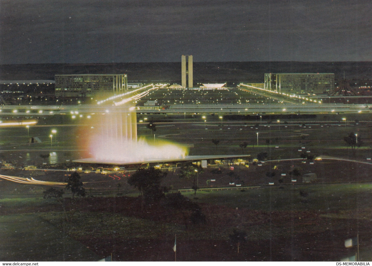 Brasilia - Vista Panoramica Noturna - Brasilia