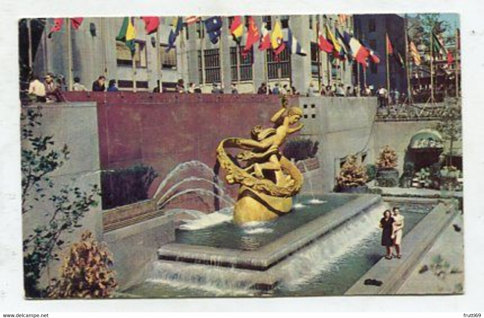 AK 108153 USA - New York City - Plaza Of Rockefeller Center - Prometheus Statue - Orte & Plätze