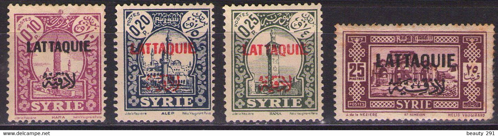 LATTAQUIE - 1931 LOT MH* - Usados