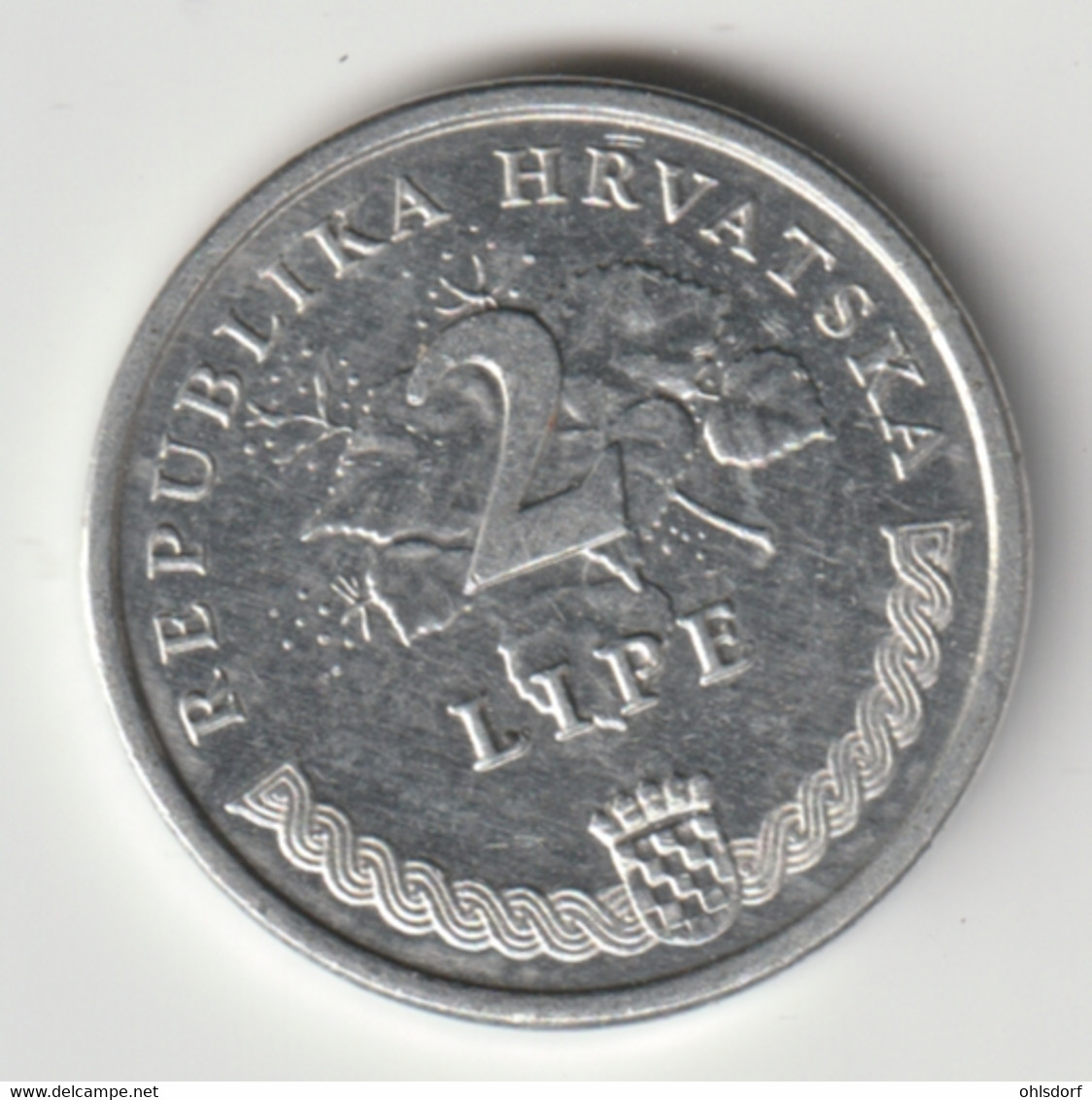 HRVATSKA 1997: 2 Lipe, KM 4 - Croatia