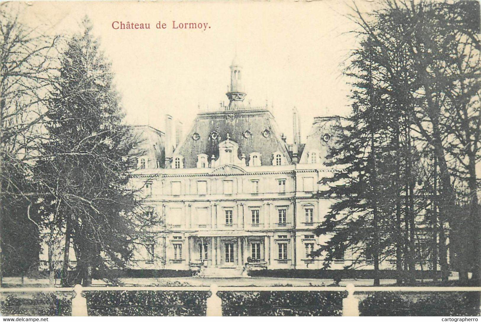 Cpa France Postcard Chateau De Lormoy - Ile-de-France