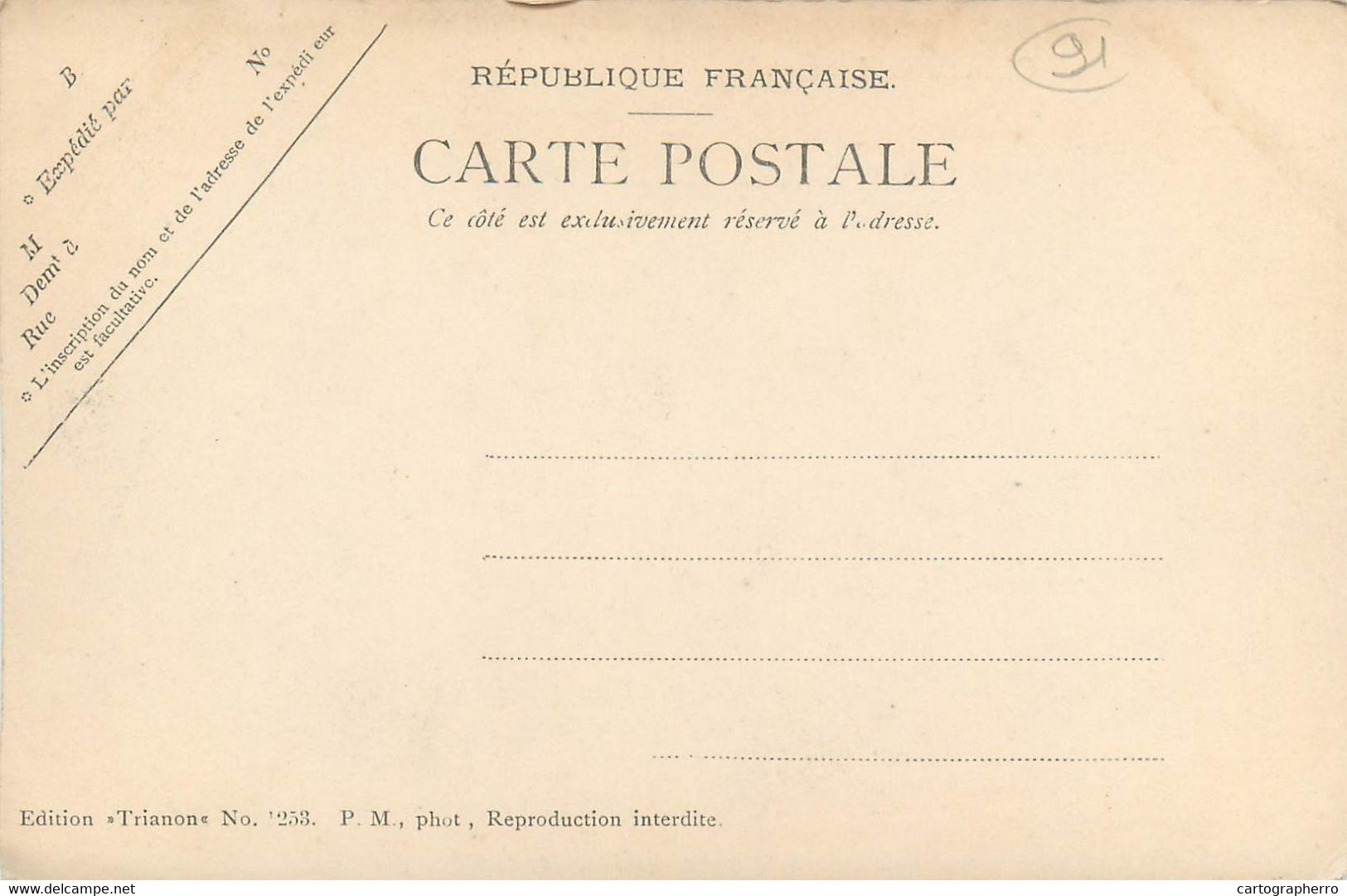 Cpa France Postcard Chateau De Lormoy - Ile-de-France