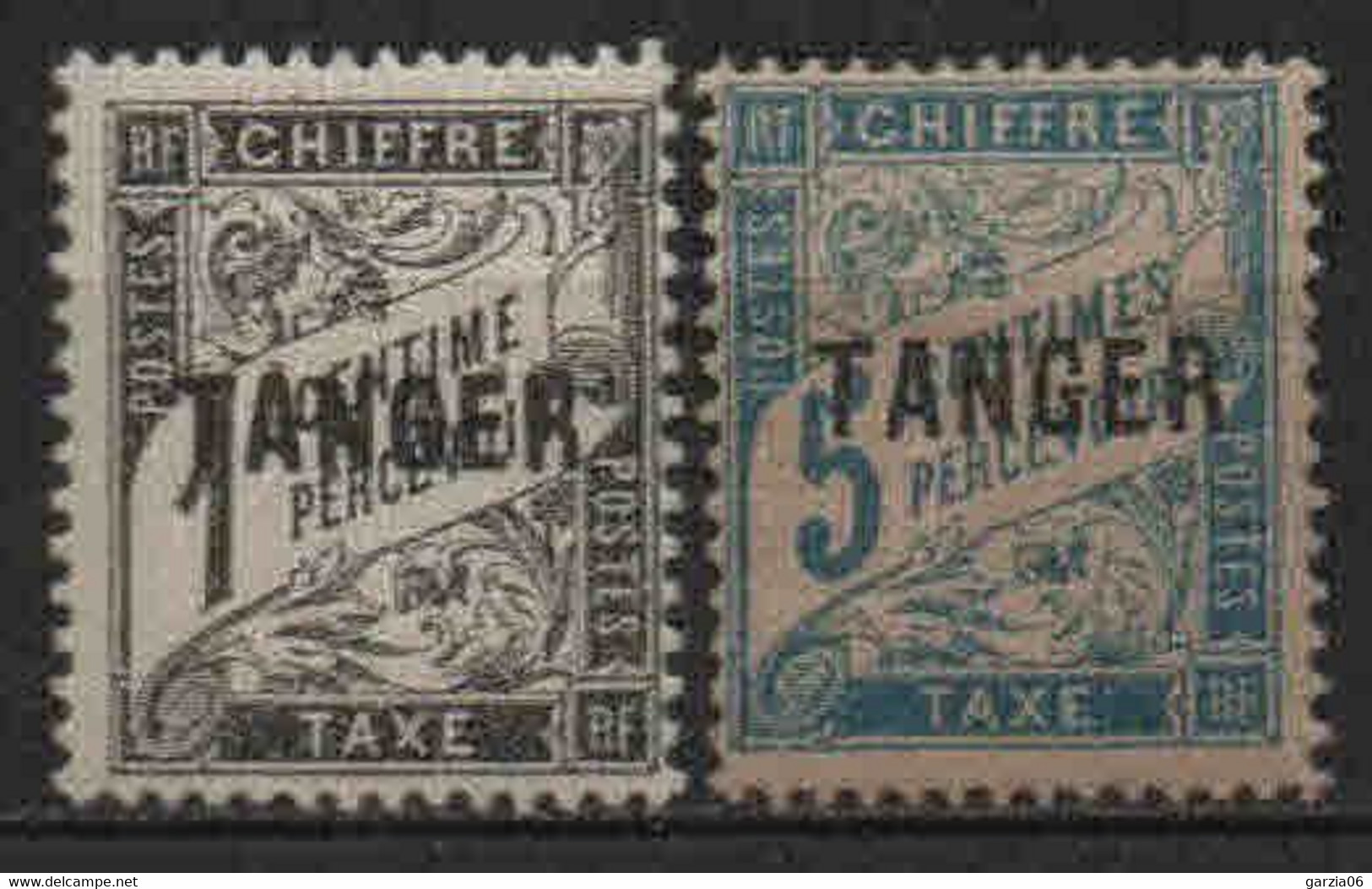 Maroc - 1918 - Timbre Taxe N° 35/36 - Neufs * - MLH - Timbres-taxe