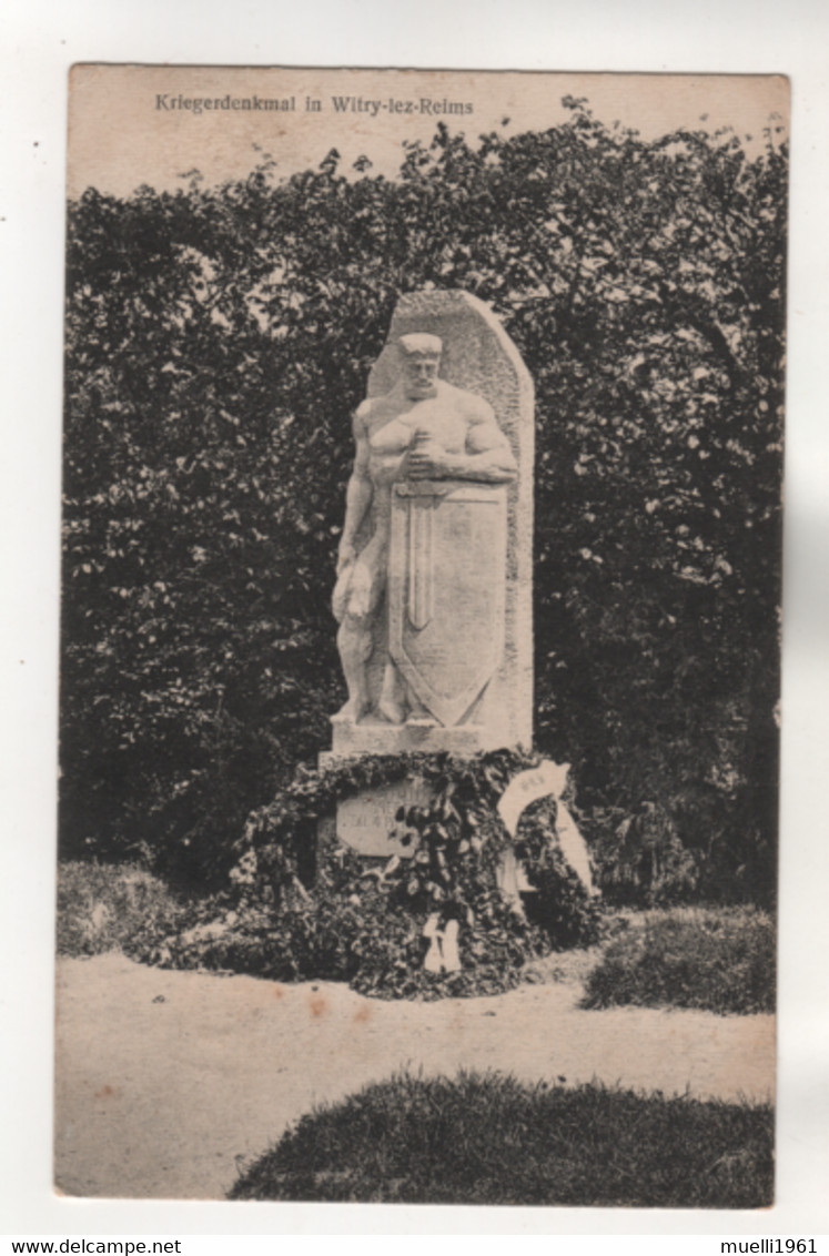 +4793, WK I. Feldpost, Kriegerdenkmal In Witry-lès-Reims, Département Marne - Monuments Aux Morts