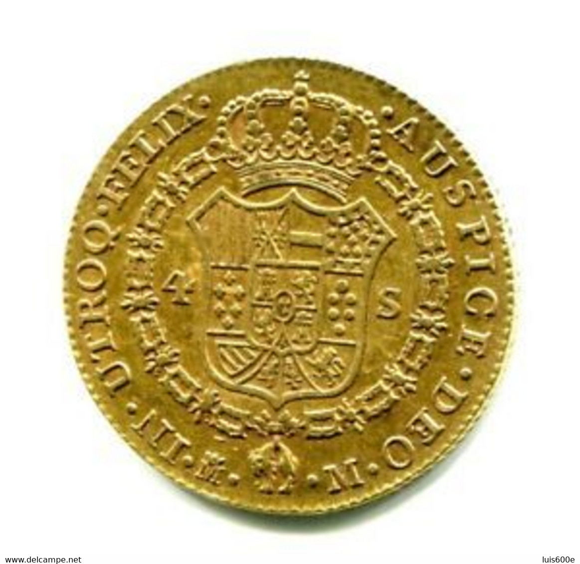 1788.ESPAÑA.MONEDA .CARLOS III-4 ESCUDOS DE ORO (13,46 GR).MADRID.EBC+ - Monedas Provinciales