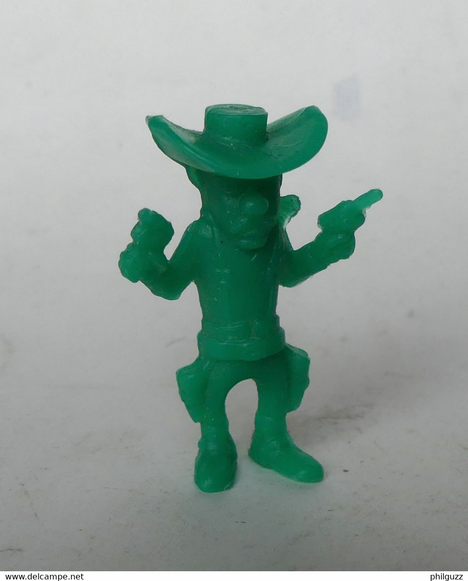 TRES RARE FIGURINE LUCKY LUKE - PIRATE RES PLASTIC - WILLIAM DALTON VERT Pas DUNKIN - Andere & Zonder Classificatie