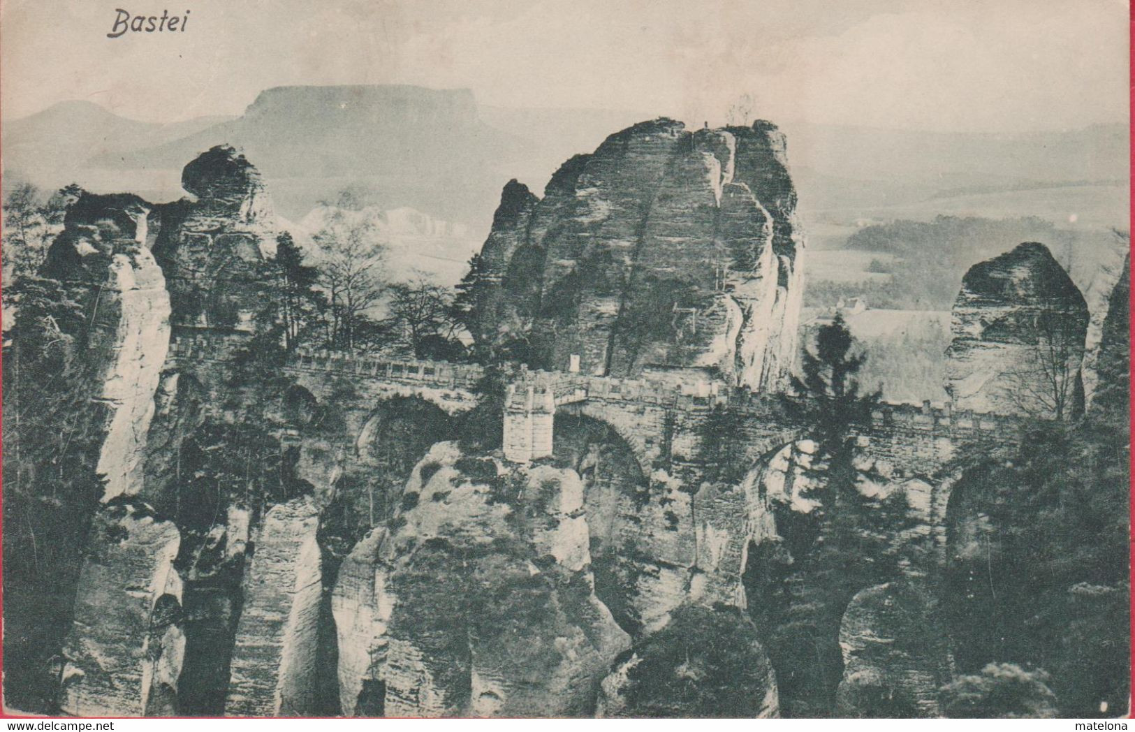 ALLEMAGNE SAXE BASTEI - Bastei (sächs. Schweiz)