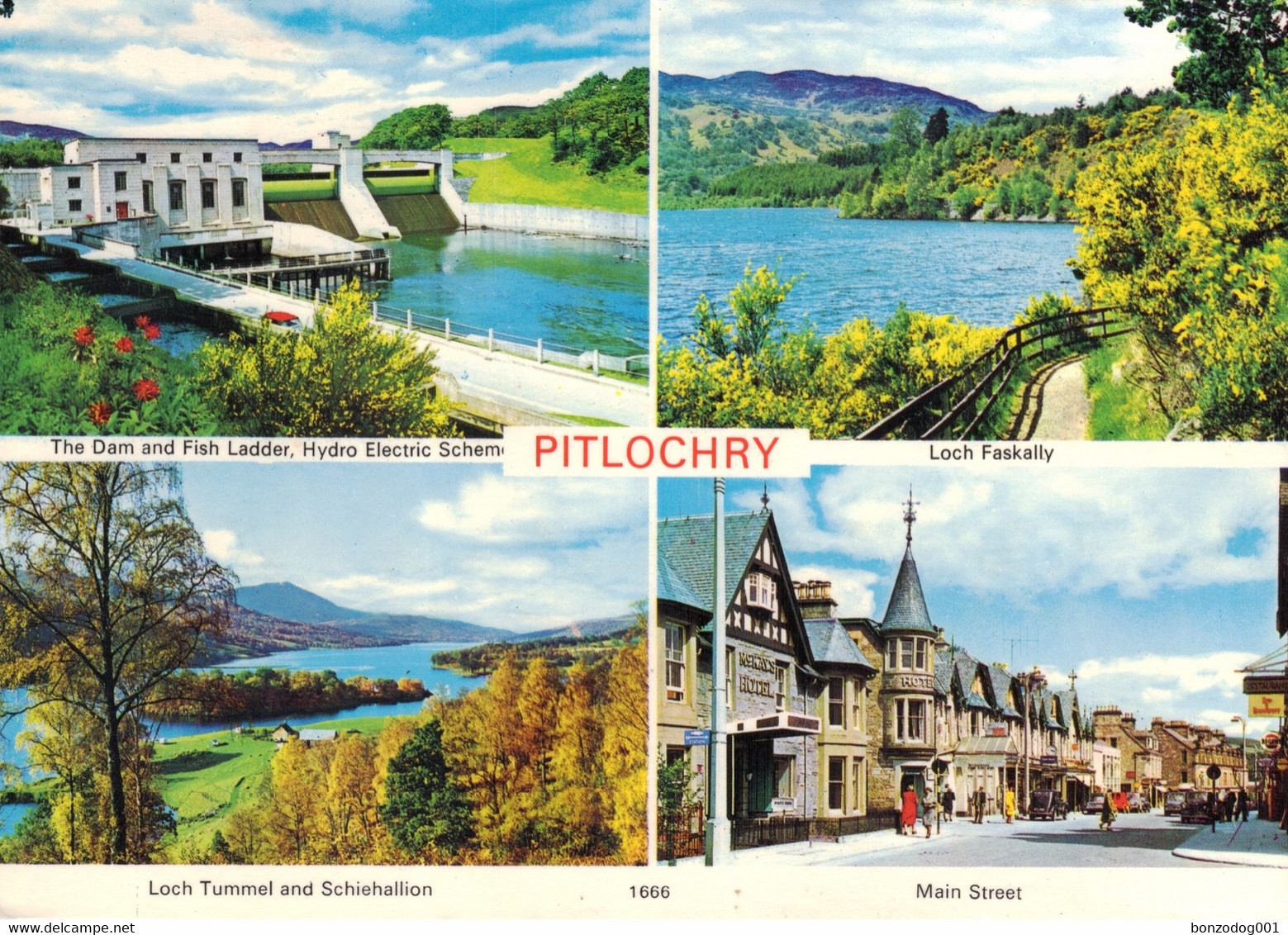 Pitlochry Multiview. Dam And Fish Ladder, Hydro Electric Scheme - Inverness-shire
