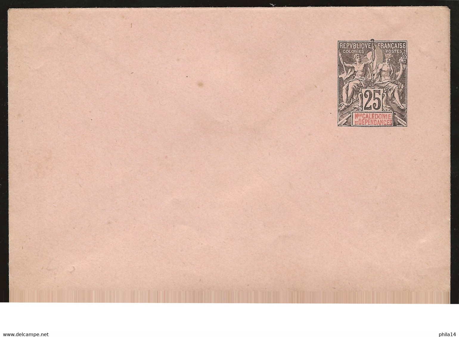 ENVELOPPPE ENTIER POSTAL 25c NOUVELLE CALEDONIE ET DEPENDANCES / NEUVE - Storia Postale