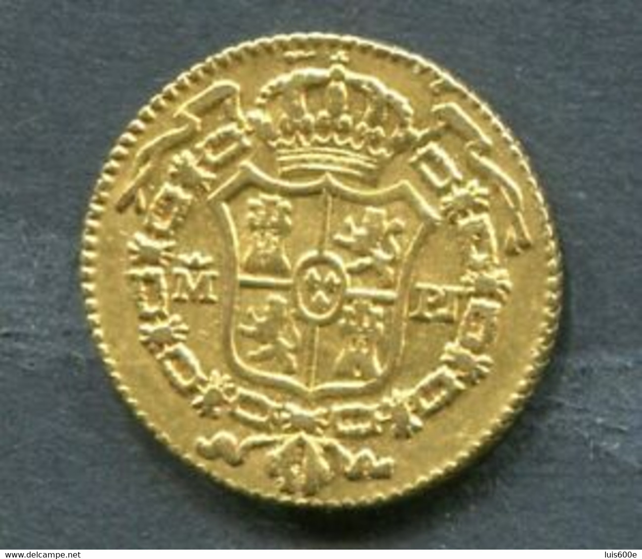 1773.ESPAÑA.MONEDA.CARLOS III. 1/2 ESCUDO DE ORO(1,75GR.) MADRID.MBC+ - Provinciale Munten