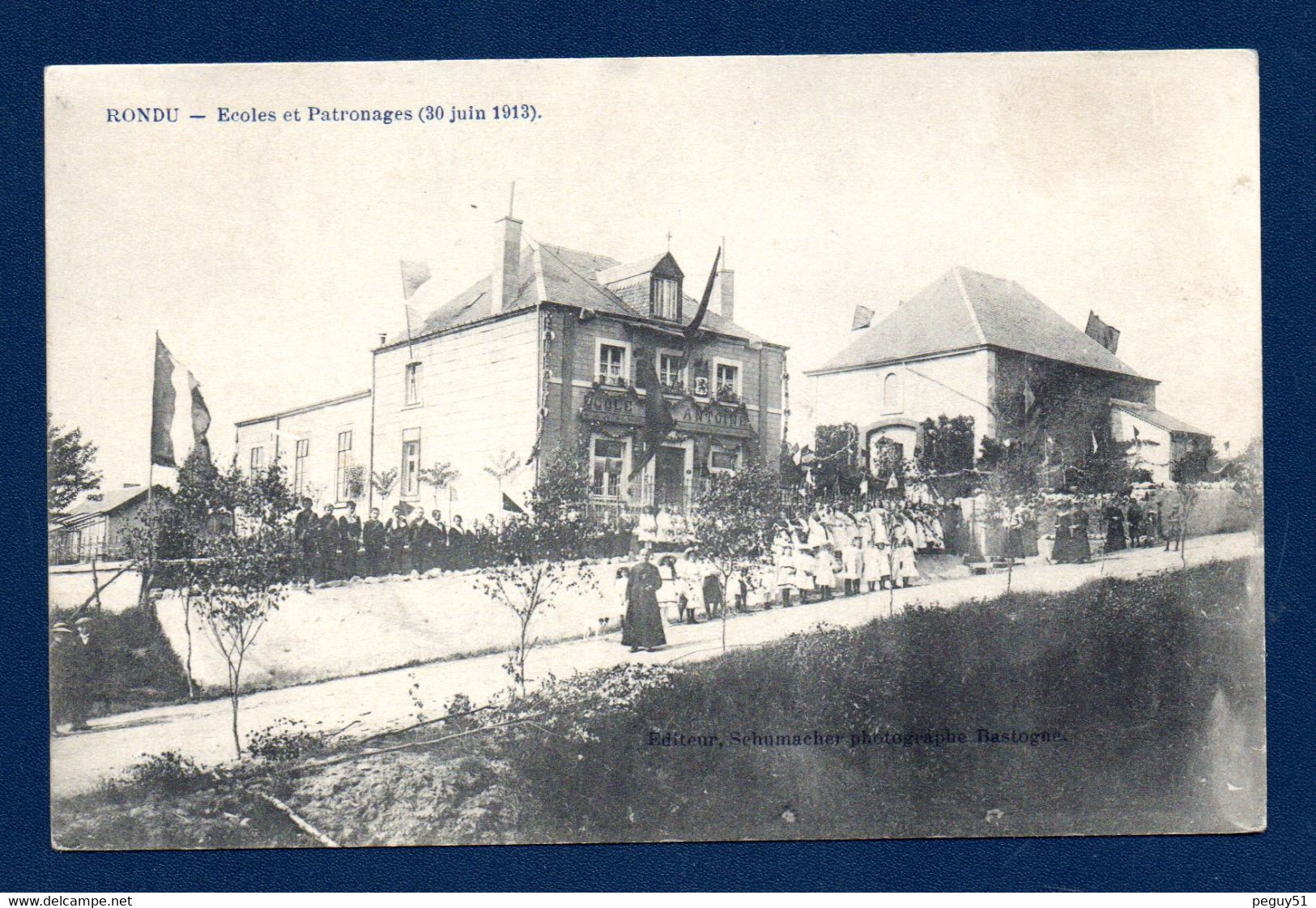 Rondu.( Libramont-Chevigny). Ecoles Et Patronages  ( 30 Juin 1913). Ecole Saint-Antoine. - Libramont-Chevigny