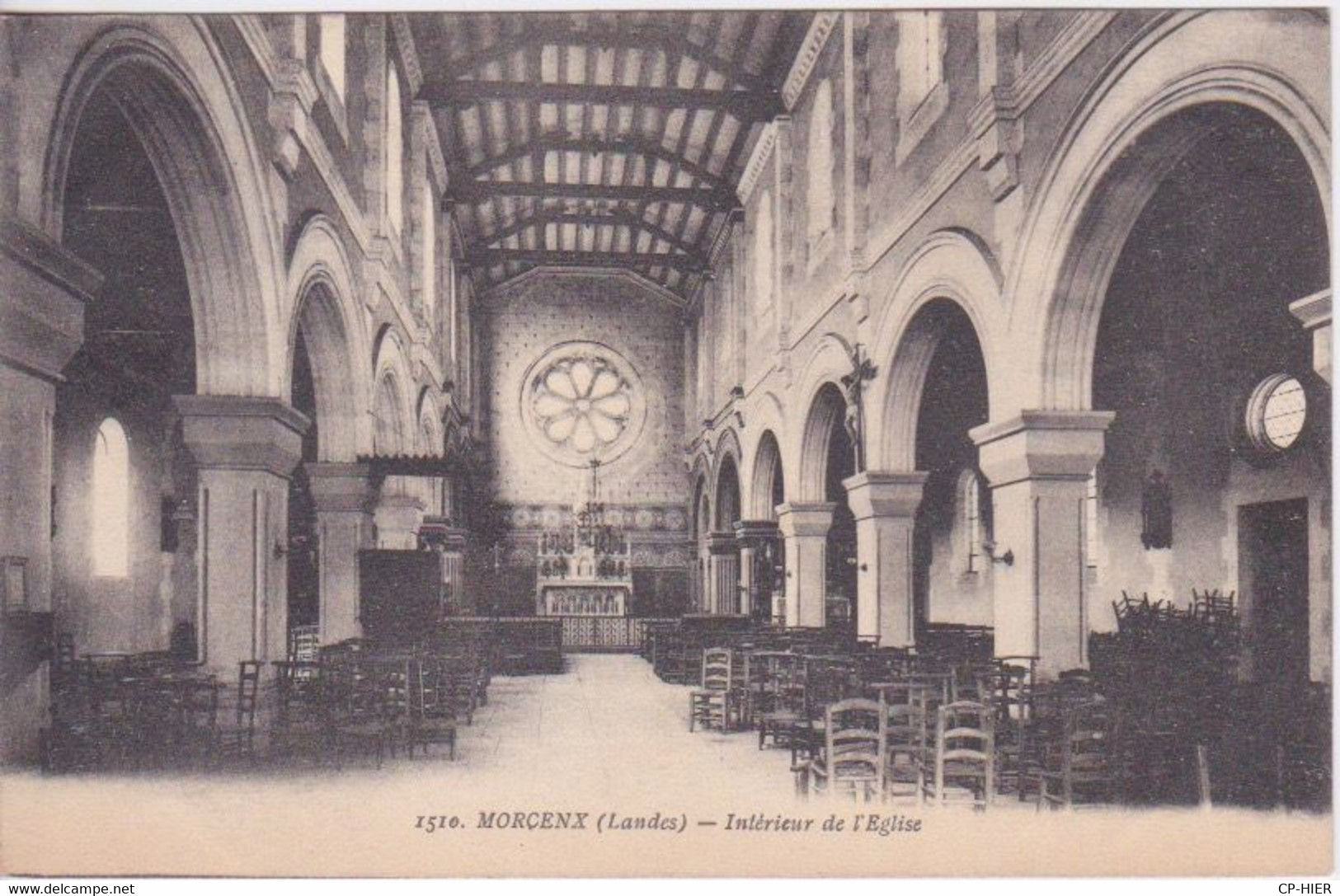 40 - LANDES - MORCENX - INTERIEUR DE L'EGLISE - Morcenx