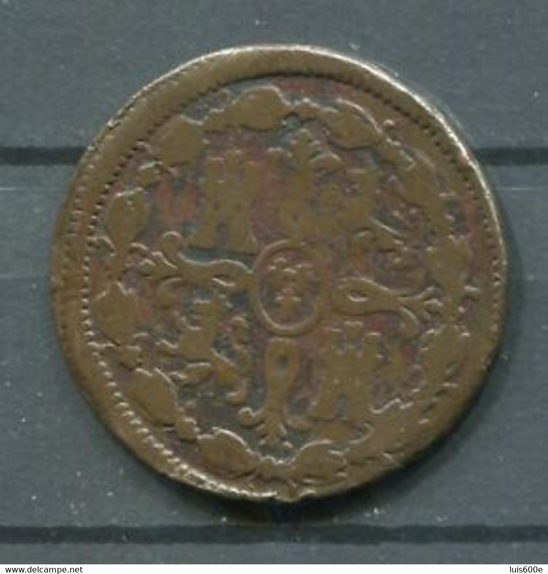 1820.ESPAÑA.MONEDA.FERNANDO VII-8 MARAVEDIS DE COBRE.CECAC JUBIA.BC - Monete Provinciali