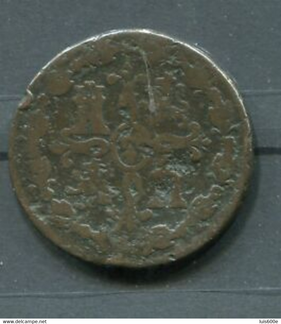 1791.ESPAÑA.MONEDA.CARLOS IV.8 MARAVEDIS DE COBRE.CECA SEGOVIA - Monnaies Provinciales