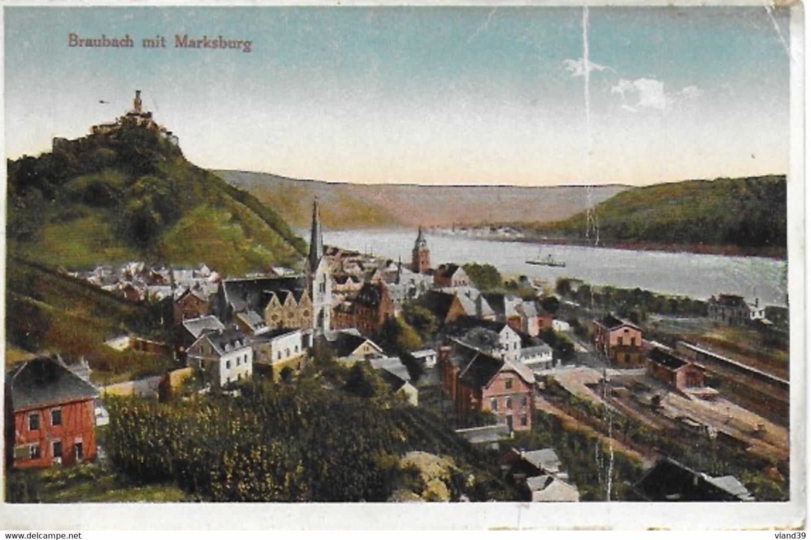 Braubach. -  Mit Karlsburg. -  1921 - Braubach