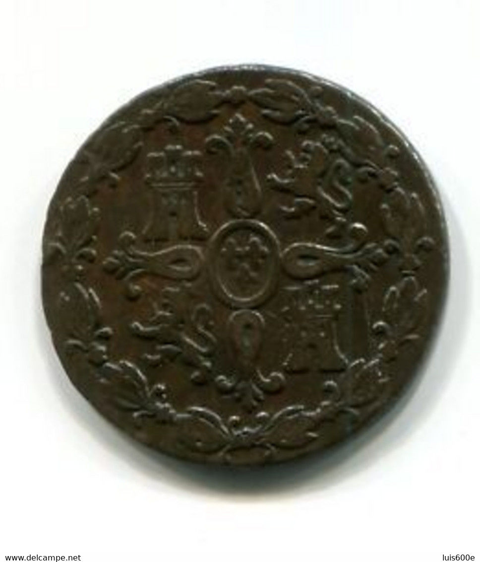 1831.ESPAÑA.MONEDA.FERNANDO VII.8 MARAVEDIS DE COBRE.CECA SEGOVIA - Monnaies Provinciales