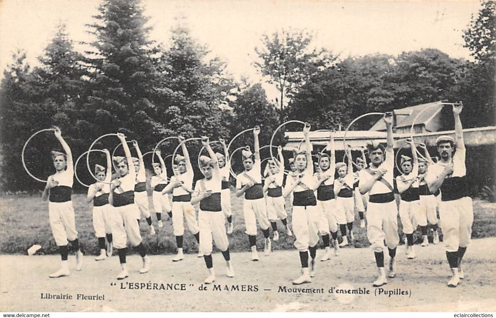 Mamers      72      Gymnastique . L'Espérance.  Mouvement D'ensemble Pupilles         (voir Scan) - Mamers