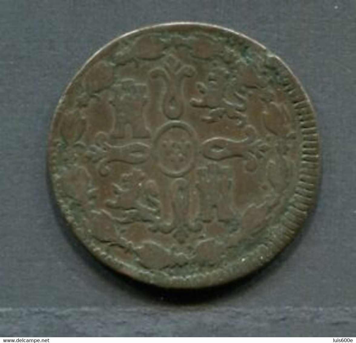 1820.ESPAÑA.MONEDA.FERNANDO VII.8 MARAVEDIS DE COBRE.CECA JUBIA - Monnaies Provinciales
