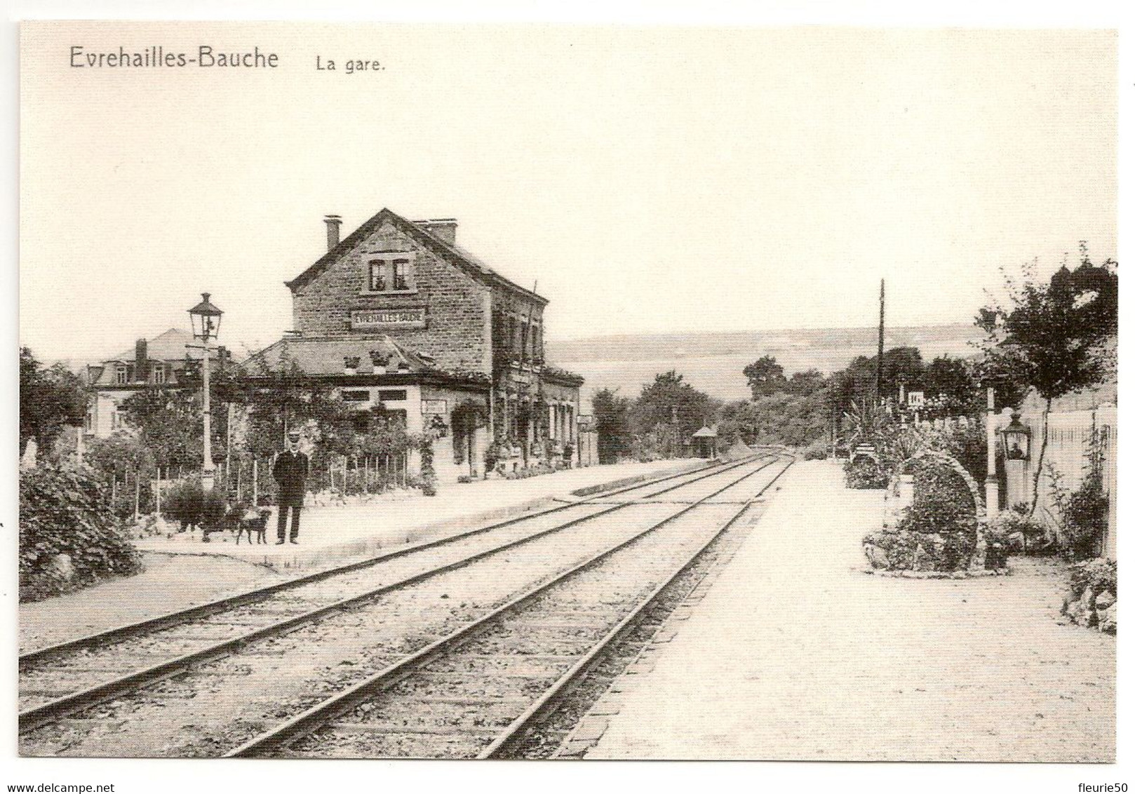 EVREHAILLES-BAUCHE - La Gare - Het Station. Collection / Verzameling : PFT - TSP. Reproduction (Chemin De Fer Du Bocq). - Yvoir