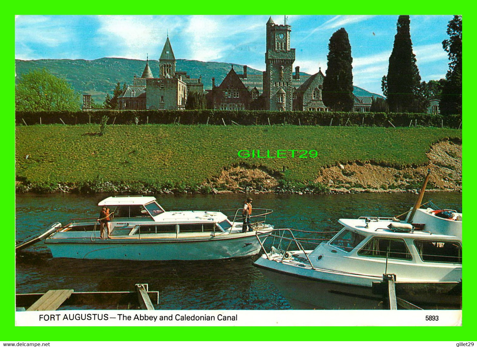 FORT AUGUSTUS, SCOTLAND - THE ABBEY AND CALEDONIAN CANAL - TRAVEL IN 1991 -  WHITEHOLME PUB. - - Inverness-shire