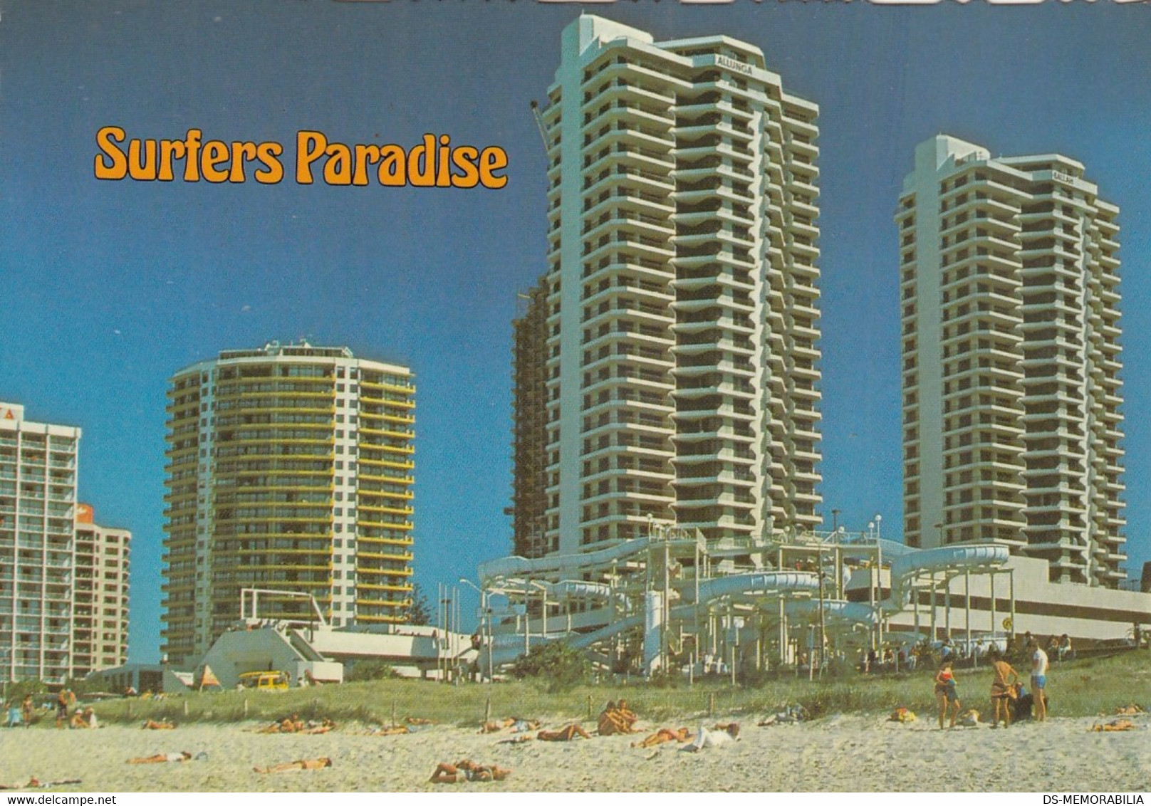 Surfers Paradise - Paradise Entertainment Centre And Allunga & Ballah Towers 1985 - Gold Coast