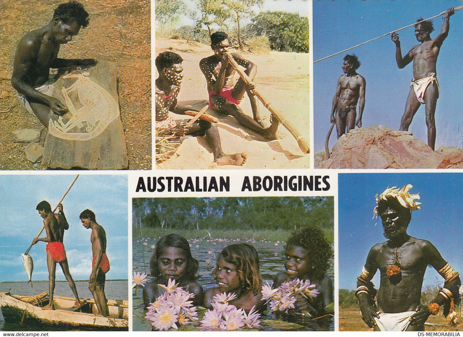 Australian Aborigines Demonstrating Their Traditional Skills 1981 - Aborigines