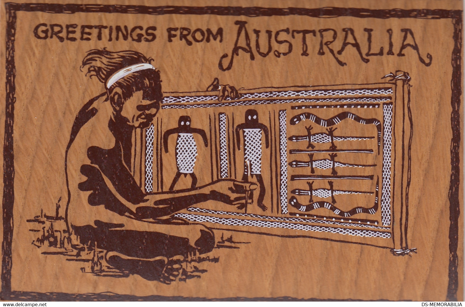 Australian Aboriginal Bark Painting - Aborigines