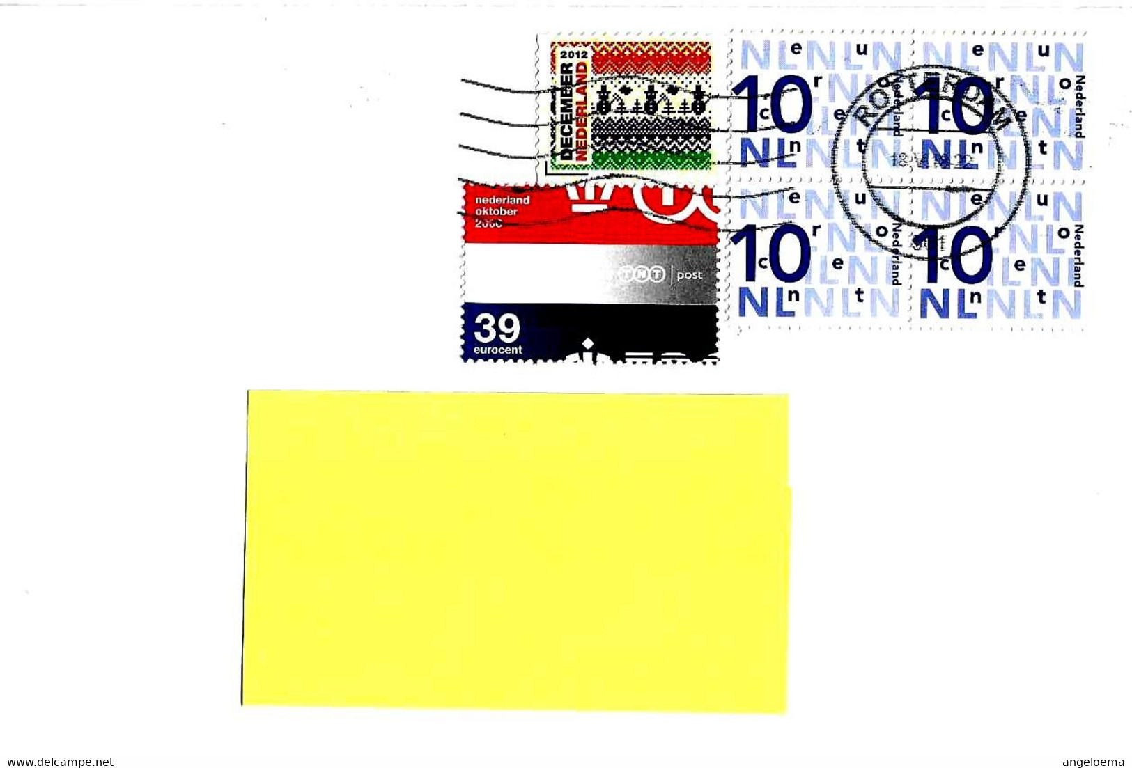 OLANDA HOLLAND NEDERLAND - 2018 Lettera Per L'Italia Con 6 Francobolli (4 In Quartina) - 3772 - Storia Postale