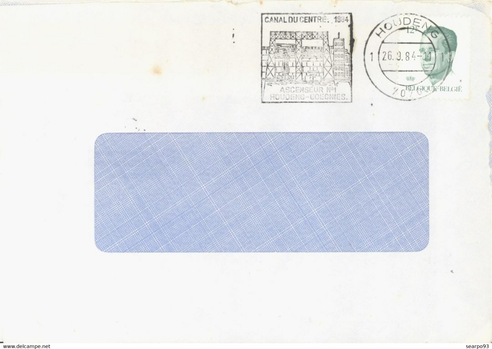 BELGIUM. POSTMARK HOUDENG. 1984 - Altri & Non Classificati