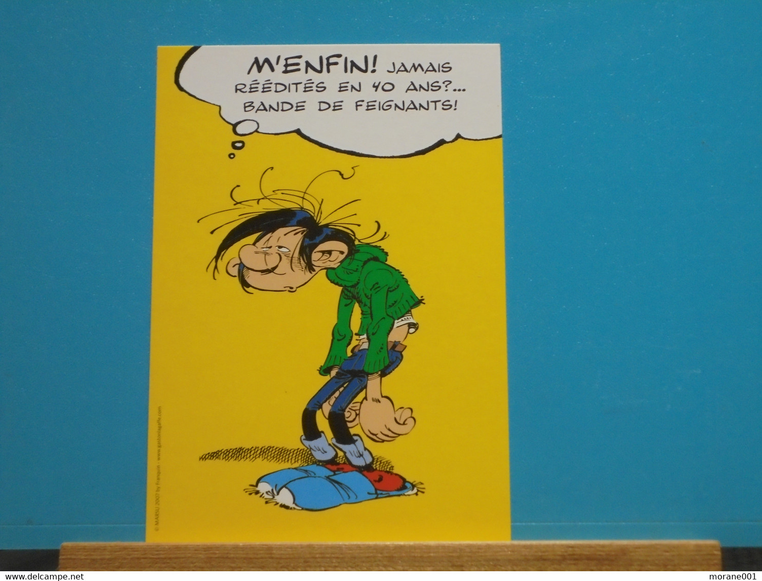 Carte Postale Gaston Lagaffe Pour Le Soir Franquin - Gaston