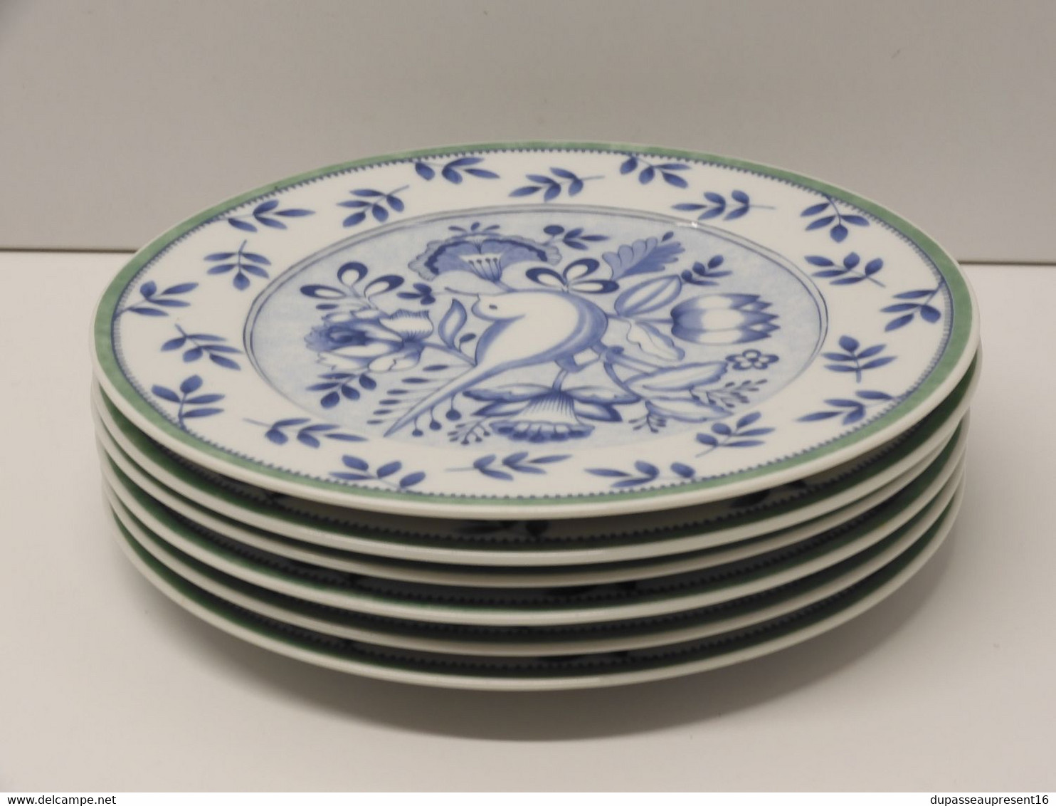 *6 ASSIETTES DESSERT VILLEROY & BOCH CORDOBA PORZELLAN SWITH 3 DESIGN XXe  E - Other & Unclassified