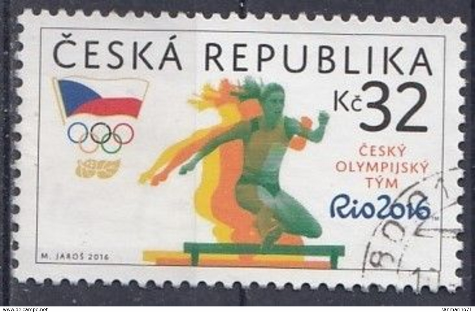 CZECH REPUBLIC 889,used - Sommer 2016: Rio De Janeiro