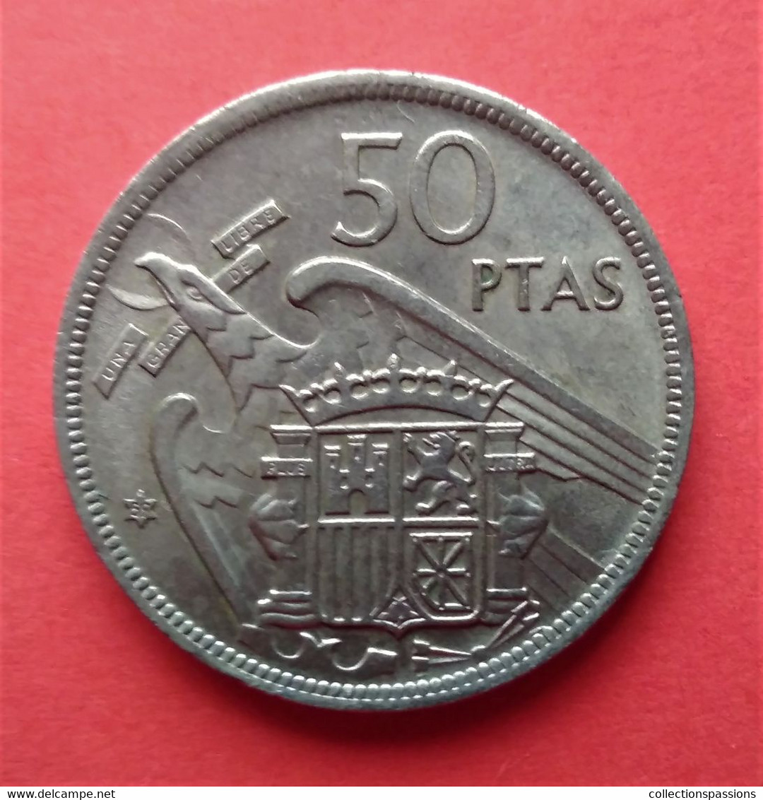 - ESPAGNE - 50 Pesetas 1957 (59) - - 50 Pesetas