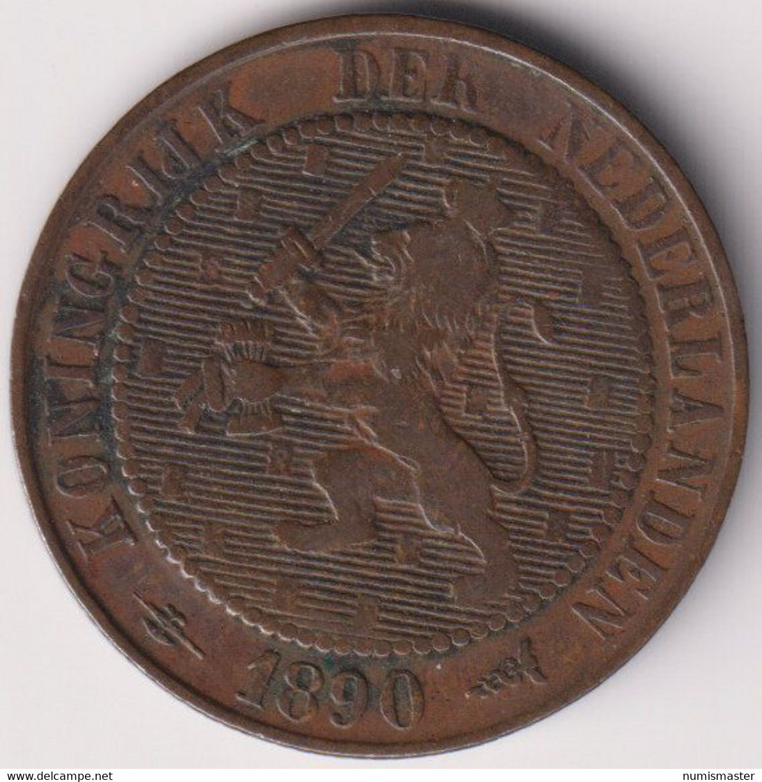 2 1/2 CENT 1890 - 2.5 Centavos