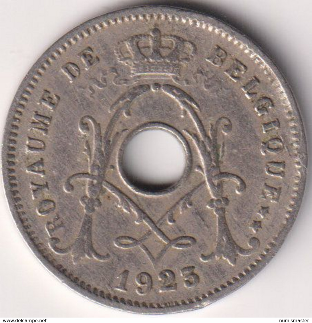 BELGIUM , 5 CENTIMES 1923, FRENCH - 2 Cent