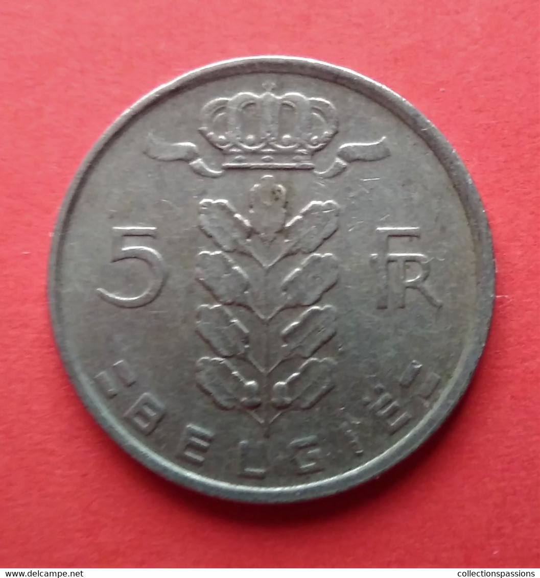 - BELGIQUE - 5 Francs - 1949 - En Néerlandais - - 5 Franc