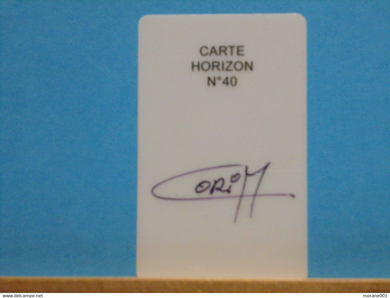 Carte Horizon Bob Morane Vernes Signée Par Coria - Bob Morane