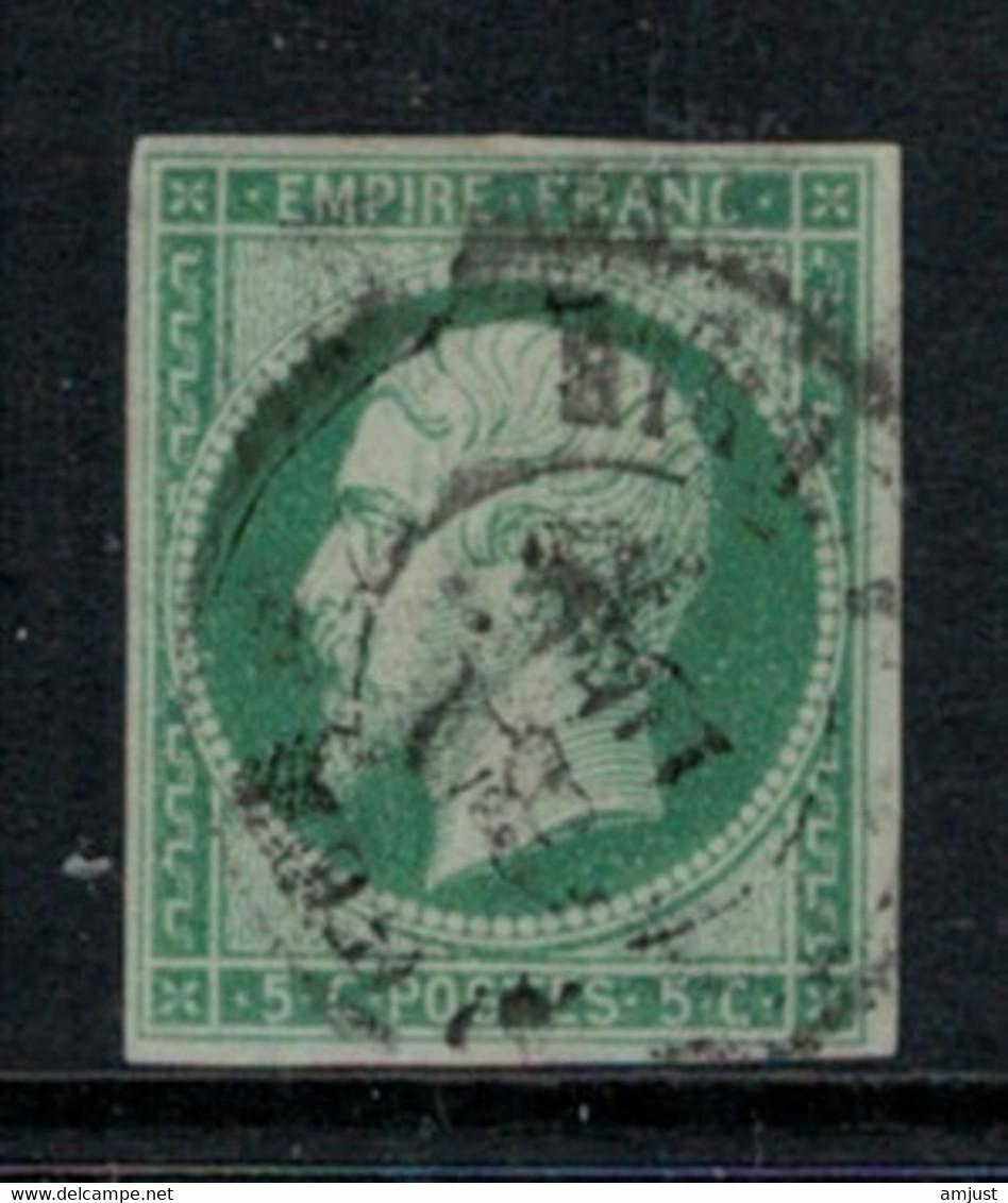 France // 1849-1900 // Empire Franc // Napoléon III // No. 12 Oblitéré - 1853-1860 Napoléon III