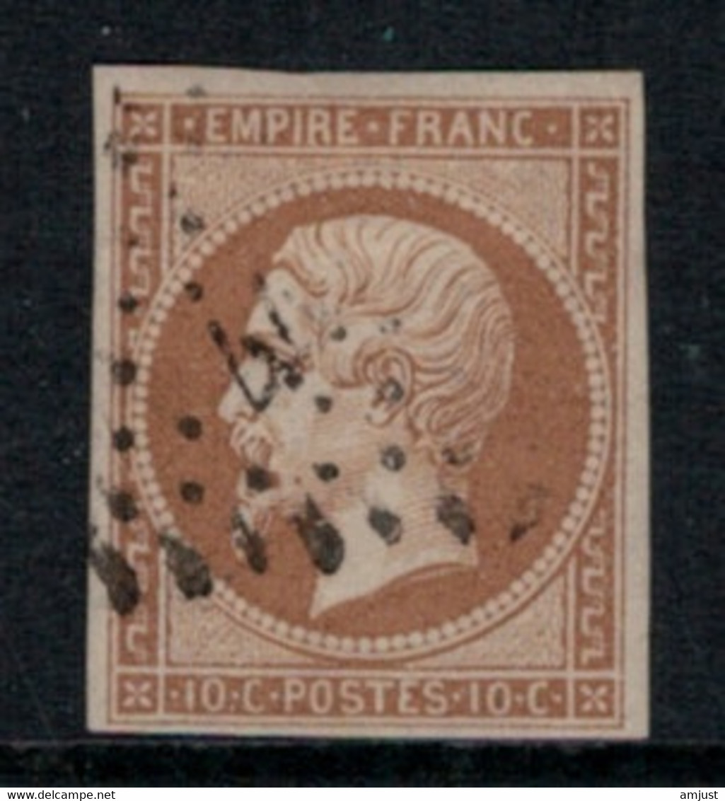 France // 1849-1900 // Empire Franc // Napoléon III // No. 13B Oblitéré - 1853-1860 Napoléon III